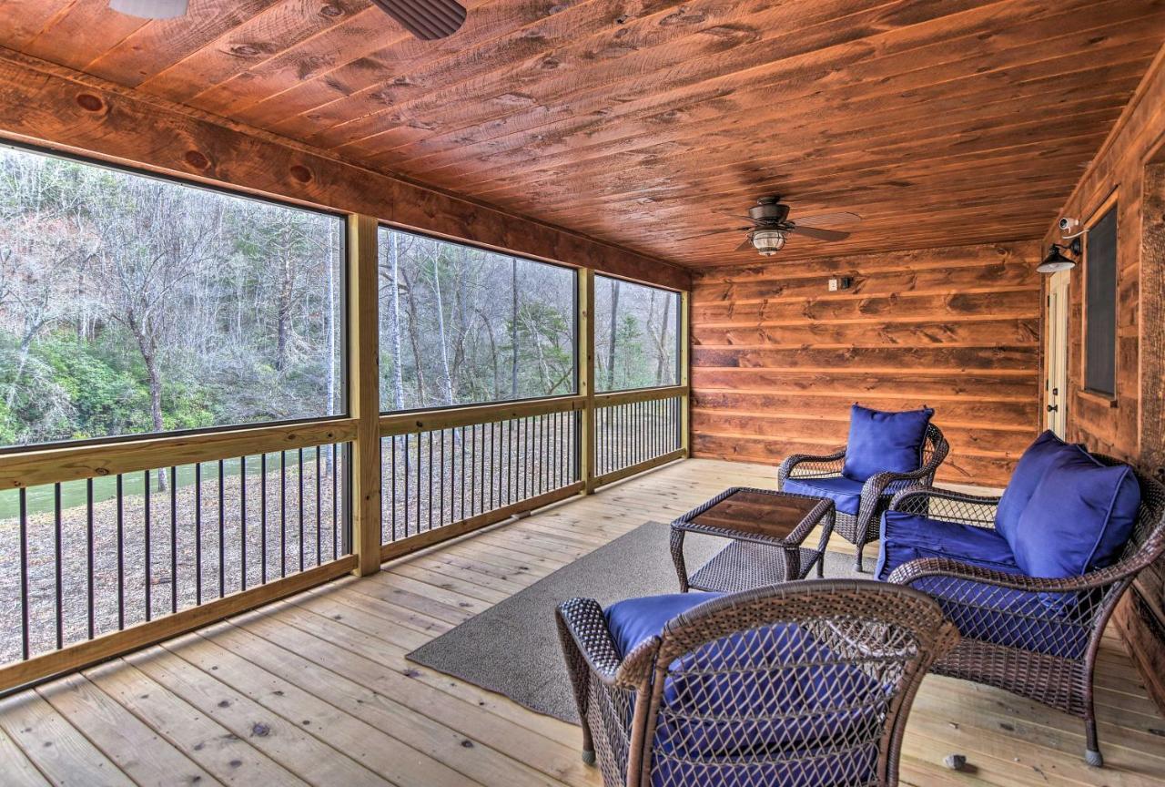 Modern Murphy Cabin With Nottely River Views! Εξωτερικό φωτογραφία